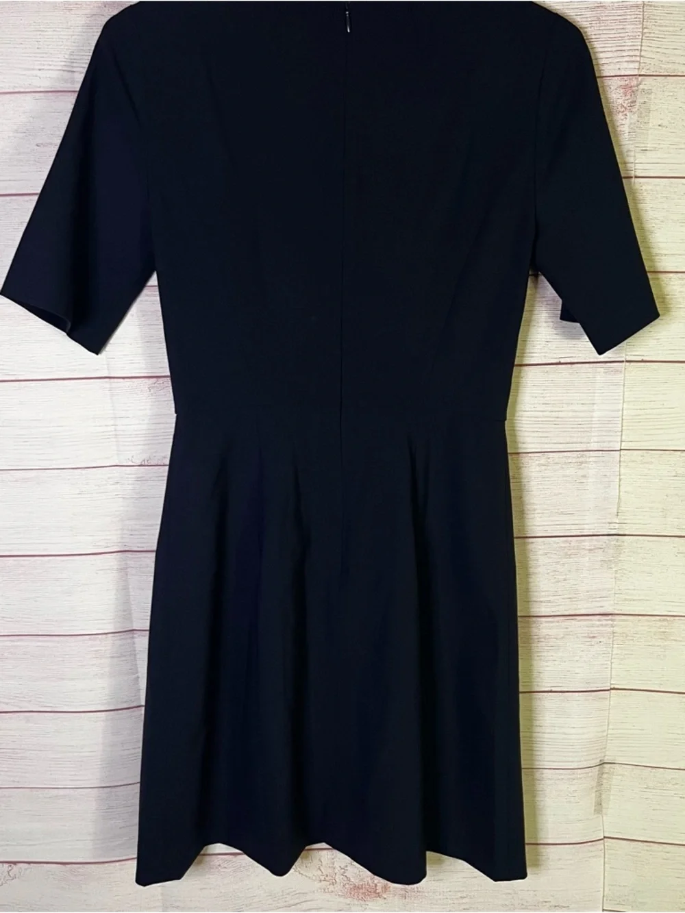 J.Crew‎ Navy Blue Italian Stretch Wool by TOLLEGNO 1900 Dress Size 00